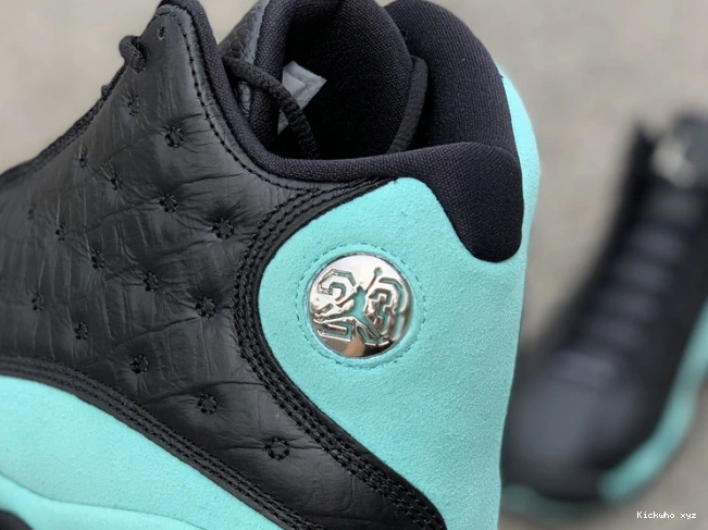 Island Black Air 414571-030 Retro Jordan 13 Green 0627